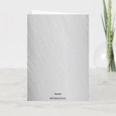 Remerciements Se souvenir de l'anniversaire de sa femme, carte d (Dos)