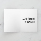 Remerciements Se souvenir de l'anniversaire de sa femme, carte d (Intérieur)