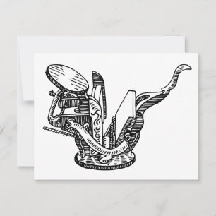 Remerciements Sigwalt letterpress impression presse carte de voe