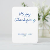 Remerciements simple minimum ajouter votre carte d'action de grâ (Debout devant)