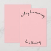 Remerciements Simple Que Sa Mémoire Soit Une Carte De Sympathie (Devant / Derrière)