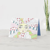 Remerciements Soleil couché - Carte de note pliée (Devant)