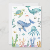 Remerciements Sous la carte de message de l'heure d'anniversaire (Dos)