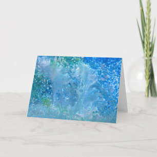 Remerciements Sous la carte de voeux de mer par Iris Grace