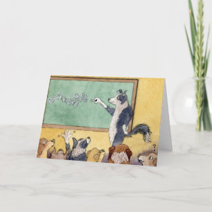 Remerciements Soutenu pour enseigner - le Merci, CARTE de