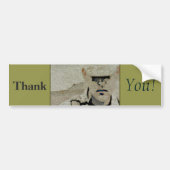 Remerciements! - Sticker pare-chocs vétéran (Devant)