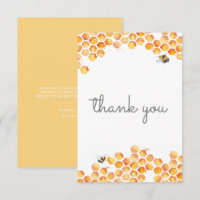 Sucré Comme Peut Être Baby shower Carte de remerci
