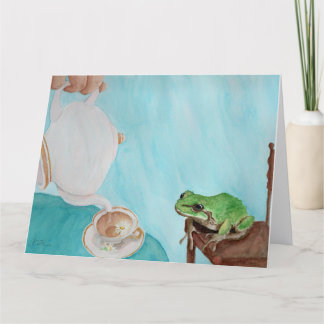 Remerciements Teatime avec Frederick : Carte de voeux 8.5"x11"