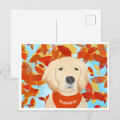 Remerciements - Tomber Dans Ma Vie Carte Postale (Devant / Derrière)