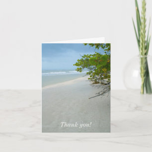 Remerciements Tranquillité à Sanibel Island Carte de remerciemen