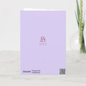 Remerciements Tu es spécial | Carte de la Saint-Valentin licorne (Dos)