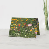 Remerciements Tulières de carte de fleurs de printemps jaune pâq (Dos)