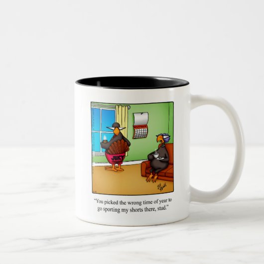 Remerciements Turquie Humour Mug cadeau (Droit)