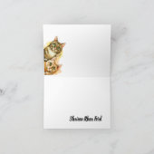Remerciements Un autre Carte pour notes de Peeking Cats (Intérieur)