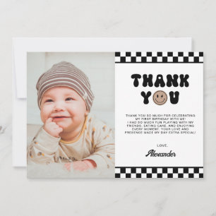 Remerciements Un Cool Dude premier anniversaire Carte de remerci