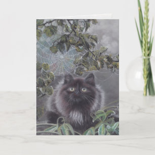 Remerciements Un endroit calme - Carte de voeux pour chat et Spi