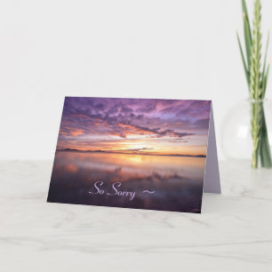 REMERCIEMENTS UNE CARTE DE SYMPATHIE SKY MAUVE