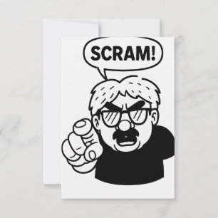 Remerciements Une carte de voeux américaine moche - SCRAM!