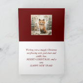 REMERCIEMENTS UNE CARTE FOX DE NOËL POUR TOUS (Intérieur)