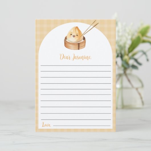 Remerciements Une petite carte de capsule temporelle de note d'a (Debout devant)