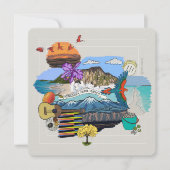 Remerciements Venezuela ✨ carte de voeux de la terre magique (Devant)