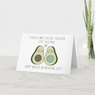Remerciements Verrouillage de la carte Mariage annulée - Avocado