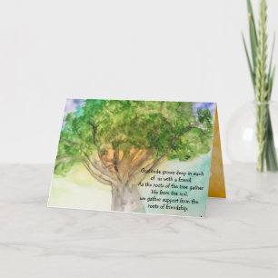 Remerciements Vous Avez Touché Notre Coeur, Carte de remerciemen