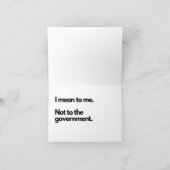 Remerciements Vous êtes essentiel - Carte de voeux (Intérieur)