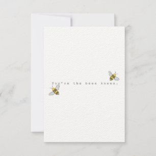 Remerciements Vous êtes la carte de voeux des abeilles