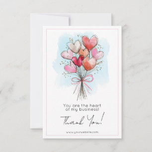 Remerciements Vous êtes le cœur de ma carte de remerciement d'en