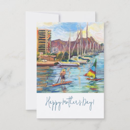 Remerciements Vue hawaïenne de la carte Magic Island (Devant)