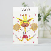 Remerciements Yay ! Carte de voeux (Debout devant)