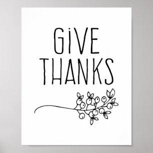 Remercier Poster Thanksgiving Inspiration Art