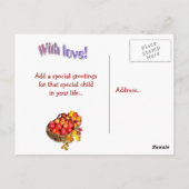 REMERCIEZ ! ~ Carte postale 4 enfants (Dos)