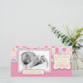 Remerciez le carte photo de fille de ciel (Debout devant)