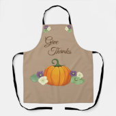 Remerciez le Citrouille et le tablier d'impression (Recto)