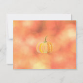 REMERCIEZ-VOUS TOUJOURS Carte de voeux d'automne (Dos)