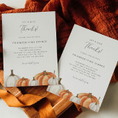 Remercions Friendsgiving Dinner Invitation