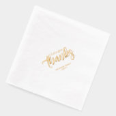 Remercions Thanksgiving Party Personnalisé (Gauche)