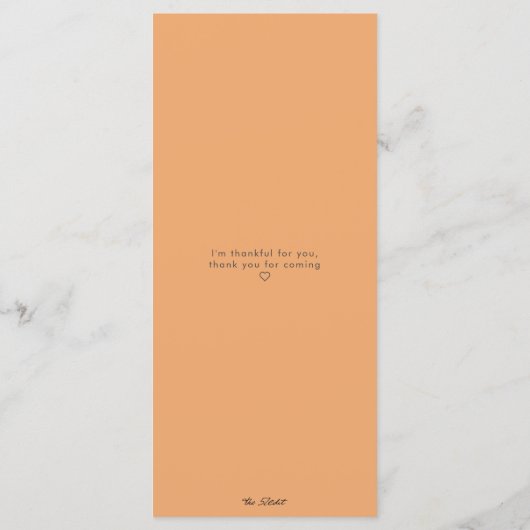 Remercions Watercolor Thanksgiving Menu (Dos)