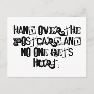 Remettez la carte postale et personne ne se fait b