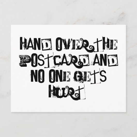Remettez la carte postale et personne ne se fait b (Devant)