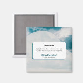 "Reminder" Magnet Magneet (Voorkant / Achterkant)
