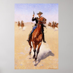 Remington - De Trooper, populaire kunst Poster