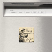  Remington geweer Quick Sure Pistool Ad Magnet Magneet (Insitu (Vaatwasser))