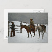 Remington - Herfst van de Cowboy Briefkaart (Voorkant / Achterkant)