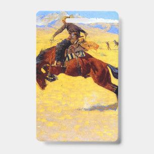 Remington Old West Horse and Cowboy Badge