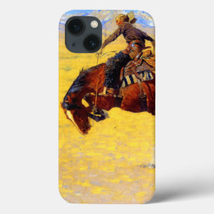 Remington Old West Horse and Cowboy iPhone 13 Hoesje
