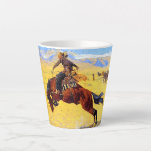 Remington Old West Horse and Cowboy Latte Mok