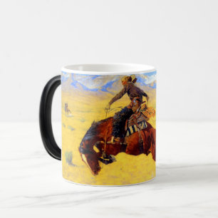 Remington Old West Horse and Cowboy Magische Mok